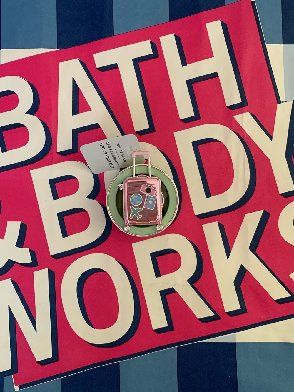 NWT Bath & Body Works Luggage Car Vent/Visor Clip